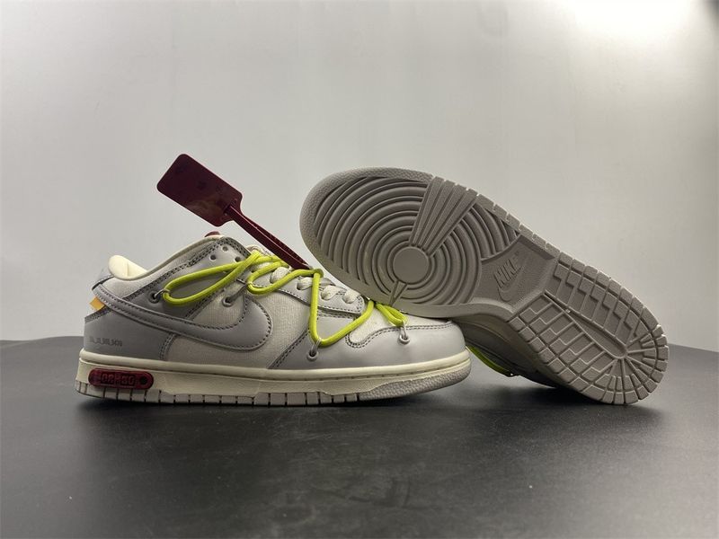【Free shipping】Dunk Low Off-White Lot 8  DM1602-106