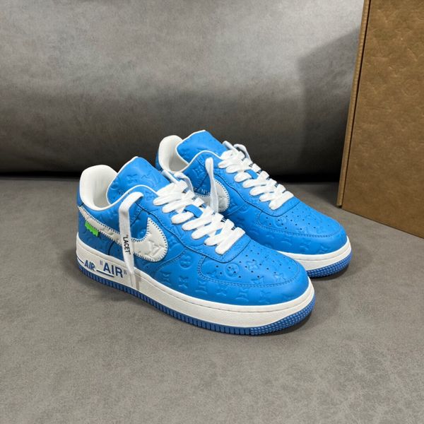 Air Force 1 X L*V light blue