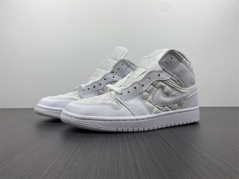 Air Jordan 1 Mid Quilted White DB6078-100
