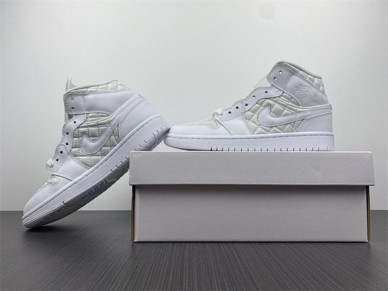 Air Jordan 1 Mid Quilted White DB6078-100