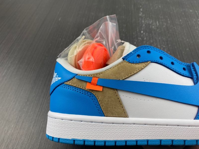 Air Jordan 1 Low Off White UNC Customized