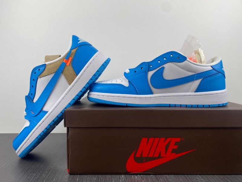 Air Jordan 1 Low Off White UNC Customized