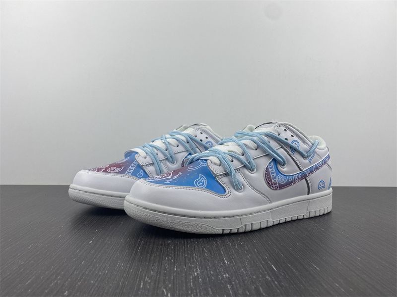 Dunk Low Triple White Customized DD1503-109