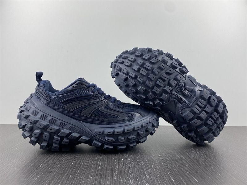 Men Women B*alenciaga Top Sneaker Defender navy