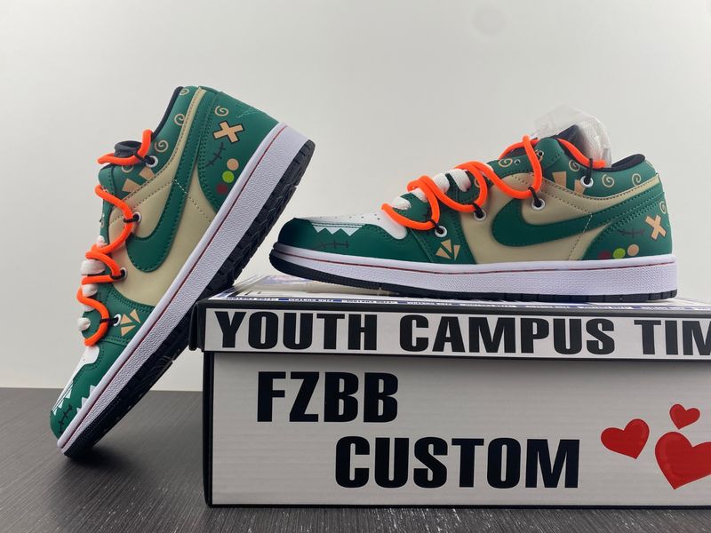 Jordan 1 Custom Green MK221112-9