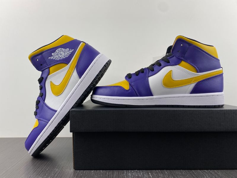 Jordan 1 Mid Lakers  DQ8426-517