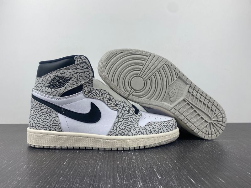 Air Jordan 1 Retro High OG White Cement  Style DZ5485-052