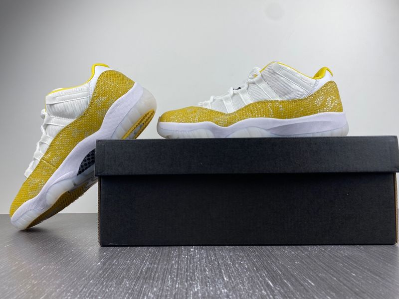 Air Jordan 11 Yellow Snakeskin AH7860-107