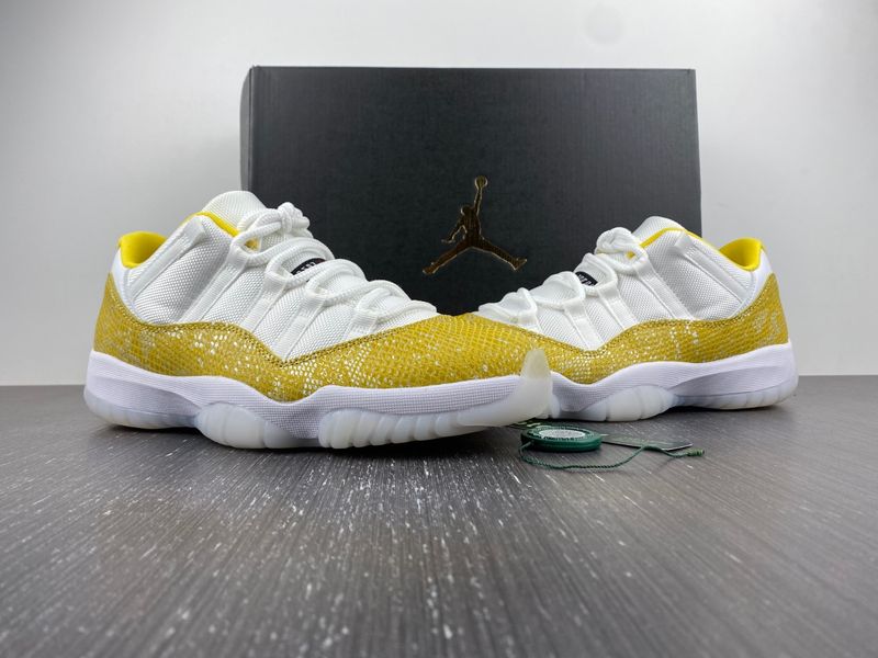 Air Jordan 11 Yellow Snakeskin AH7860-107