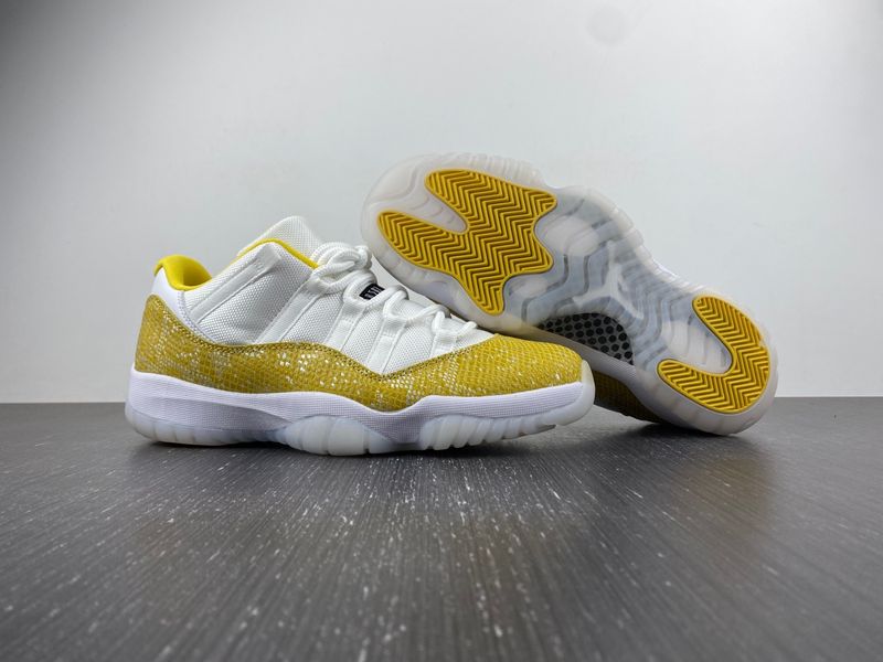 Air Jordan 11 Yellow Snakeskin AH7860-107