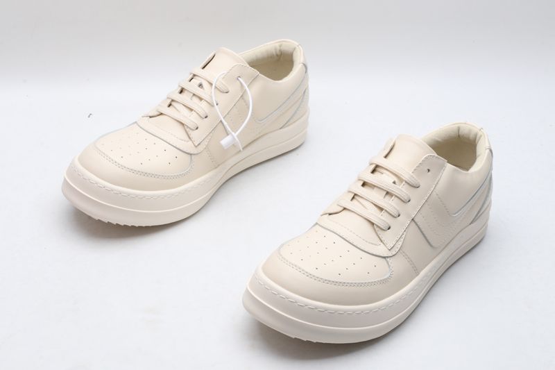 Men Women R*ick O*wens LOW Leather Top Sneaker KK221230