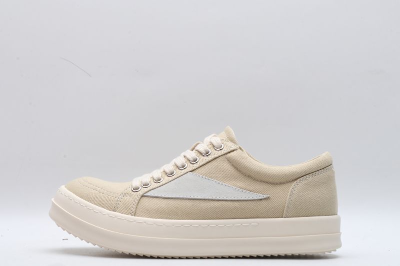 Men Women R*ick O*wens LOW Canvas Top Sneaker KK221230-1