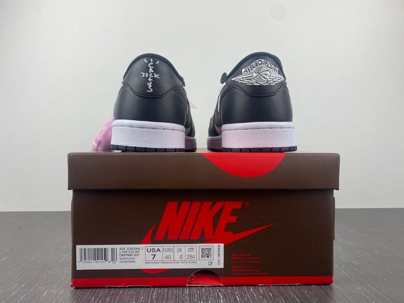 Air Jordan 1 Low Travis Scott Black White