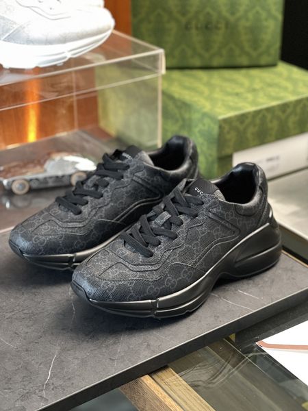 Men Women G*ucci Rhyton Top quality Sneaker RR230407-18