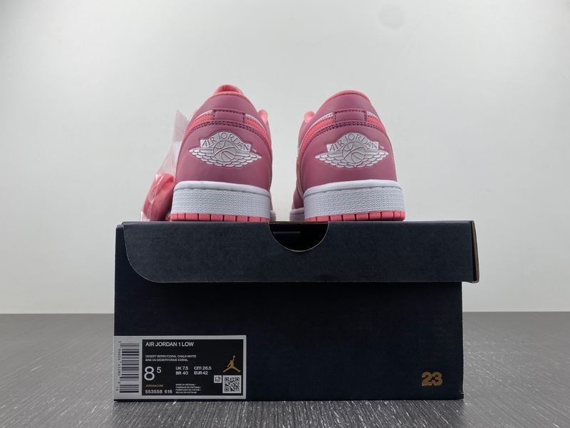 Air Jordan 1 Low Pink 553558-616