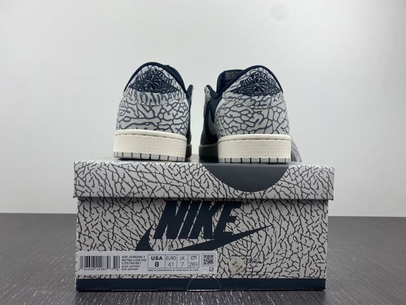 Air Jordan 1 Low Elephant Print CZ0790-001
