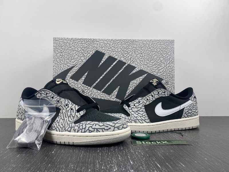 Air Jordan 1 Low Elephant Print CZ0790-001
