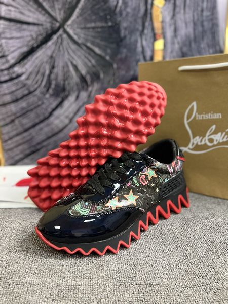 C*ristian L*uboutin Aurelien Red Flat Sneakers CP 20230608-25