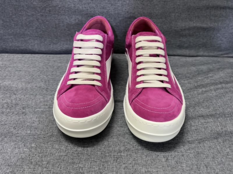 Men Women R*ick O*wens LOW Leather Top Sneaker CP 20230612-3