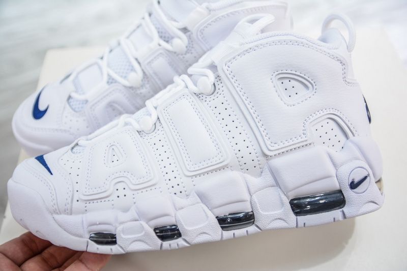 Air More Uptempo 96 White White Midnight Navy  DH8011-100