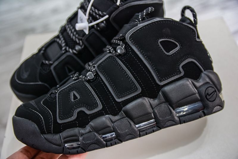 Air More Uptempo Black Reflective 414962-004