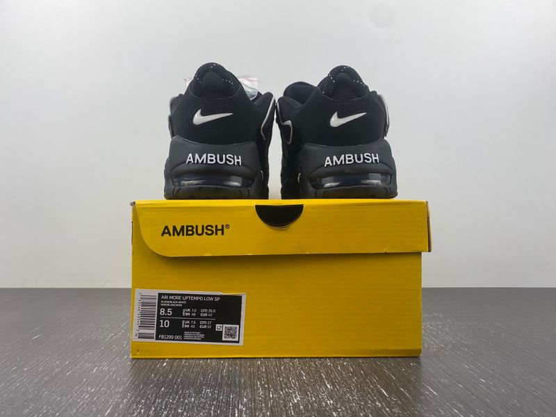 Air More Uptempo Low AMBUSH Black FB1299-001