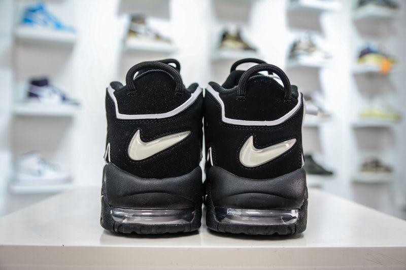 Air More Uptempo Black White 414962-002