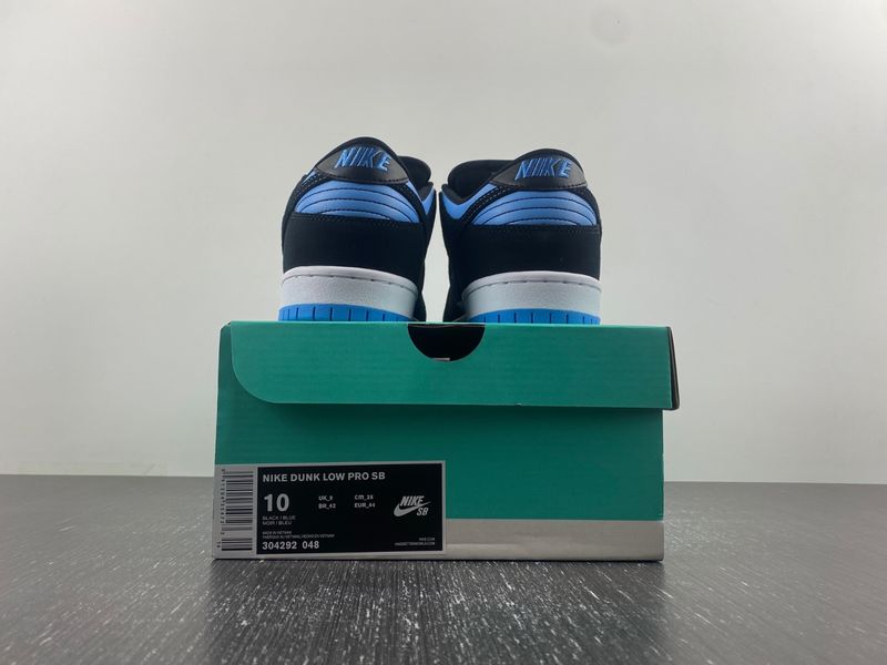 SB Dunk Low Black University Blue 304292-048