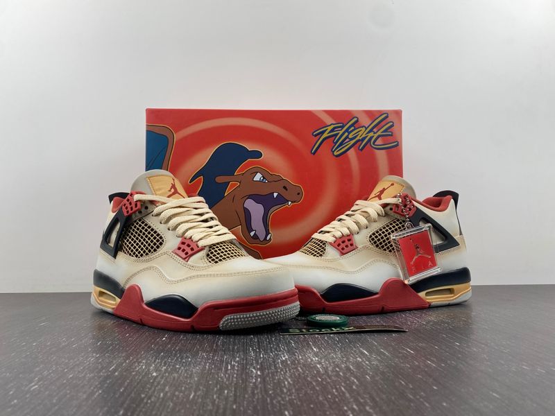 Air Jordan 4 Pokemon Charizard AQ9129-105