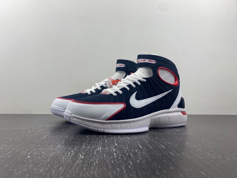 Air Zoom Huarache 2K4 Navy White Red  308475-400