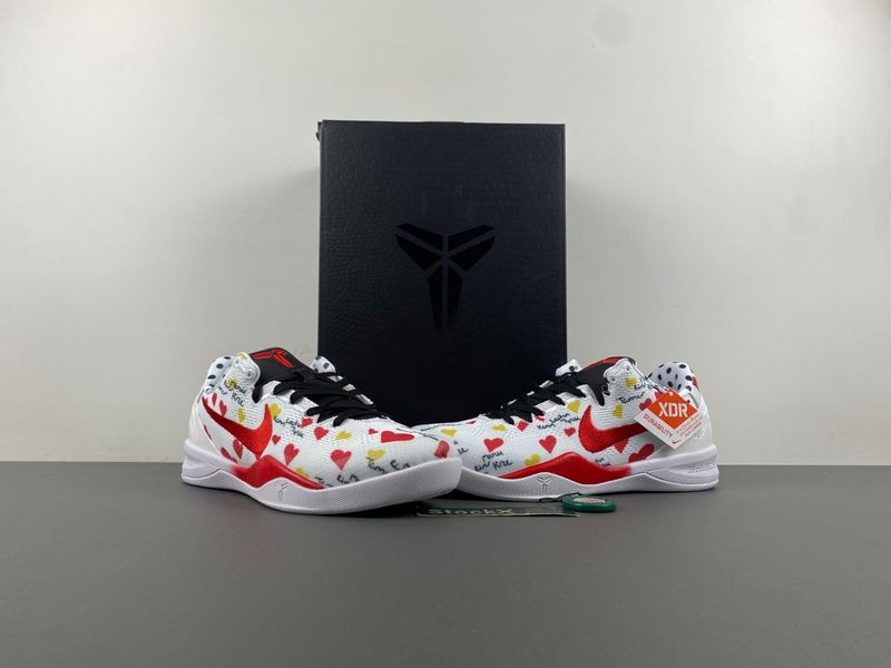 Kobe 8 Protro white love FJ9364-201