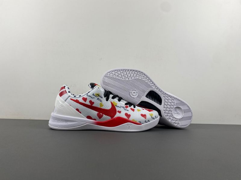 Kobe 8 Protro white love FJ9364-201
