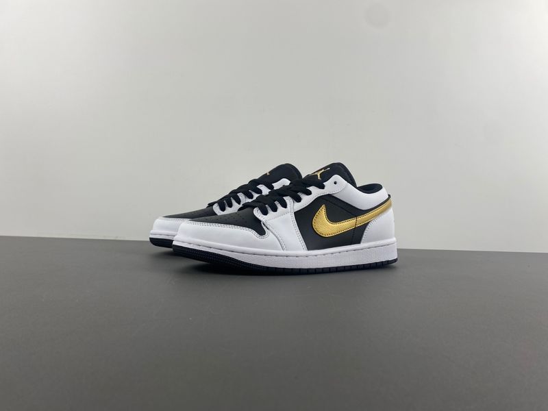 Air Jordan 1 Low White Gold Swoosh CZ0775-133