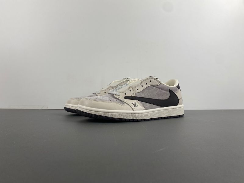 Air Jordan 1 Low Travis Scott L*V White Grey LX1988-100