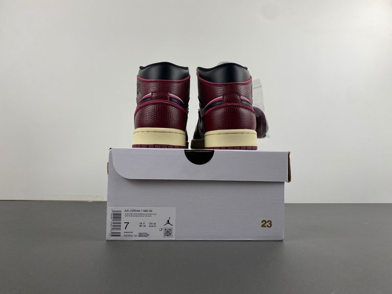 Air Jordan 1 Mid SE Bordeaux  FQ7818-101