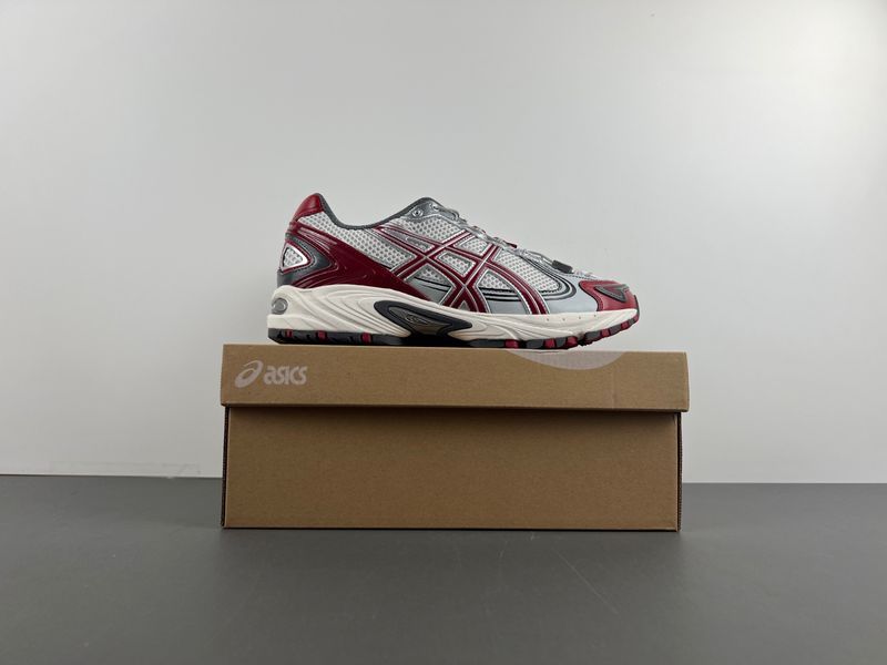 ASICS Gel-1130 White Maroon Banner  1203A685-100