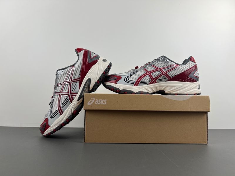 ASICS Gel-1130 White Maroon Banner  1203A685-100