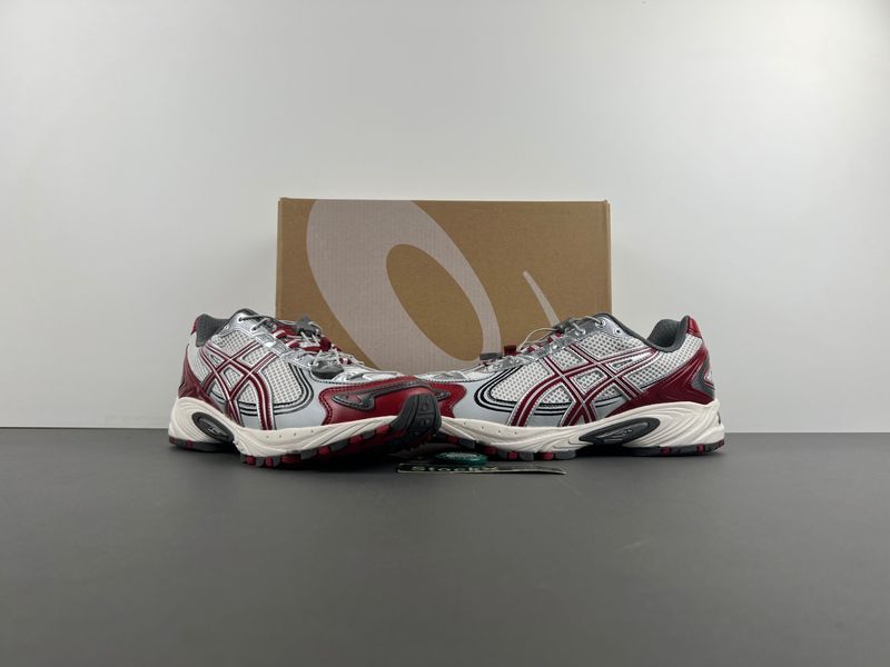 ASICS Gel-1130 White Maroon Banner  1203A685-100