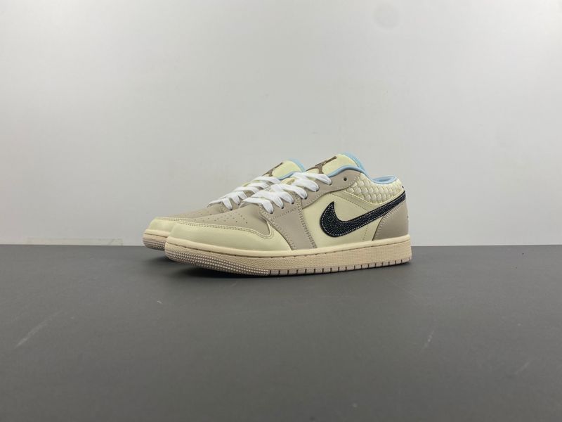 Air Jordan 1 Low SE Sanddrift Glacier Blue  HQ3440-101