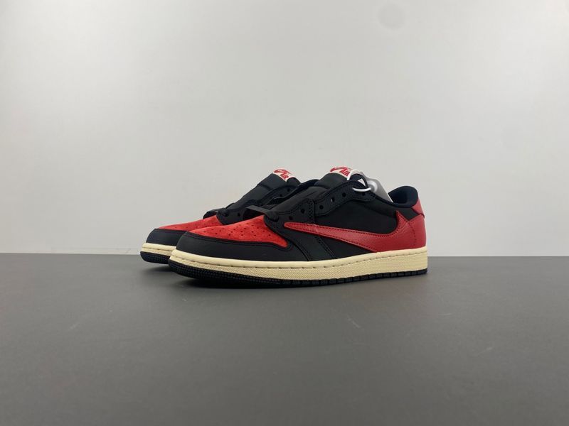 Air Jordan 1 Low Travis Scott Black Red DM7866-061