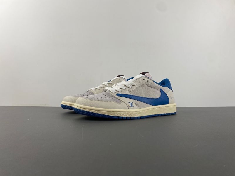 Air Jordan 1 Low Travis Scott L*V Blue Grey LX1988-033