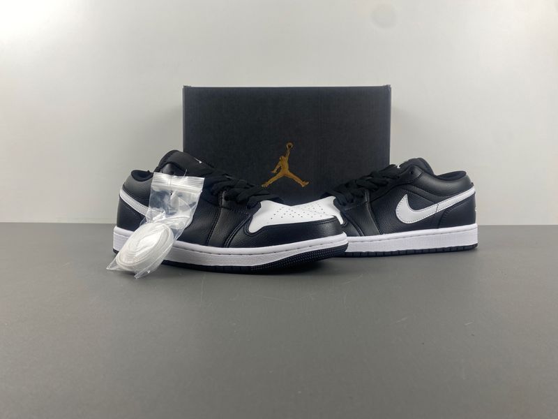 Air Jordan 1 Low Black White 553558-043