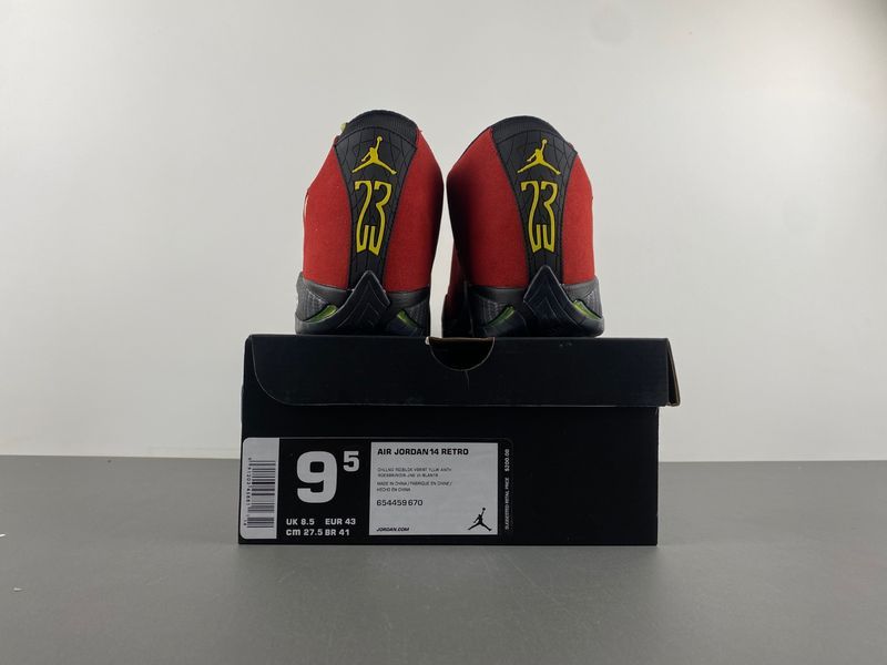 Air Jordan 14 Retro Challenge Red  654459-670