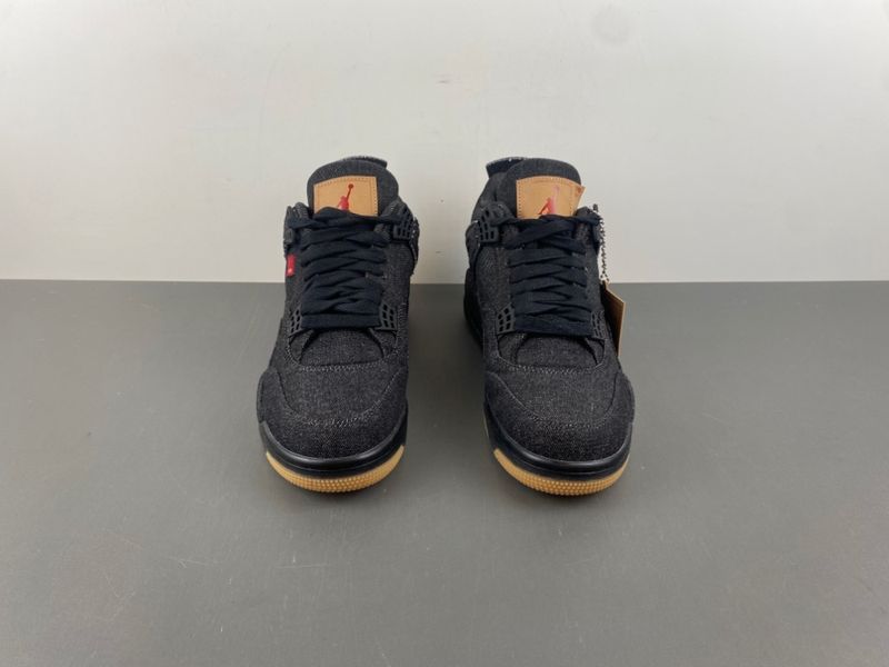 Air Jordan 4 Retro Levi's Black  AO2571 001