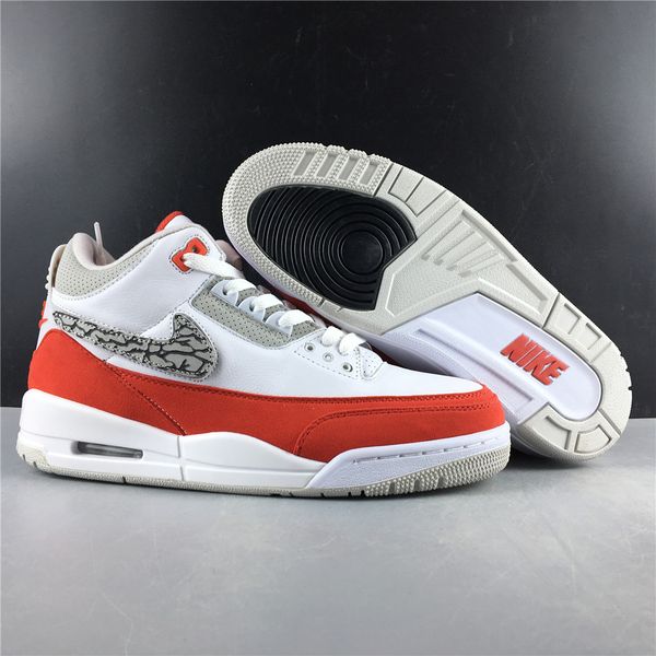 Air Jordan 3 Retro Tinker White University Red  CJ0939-100
