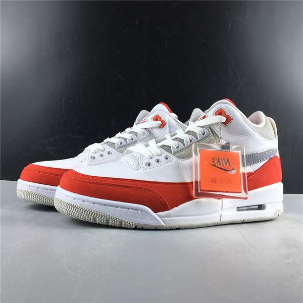 Air Jordan 3 Retro Tinker White University Red  CJ0939-100