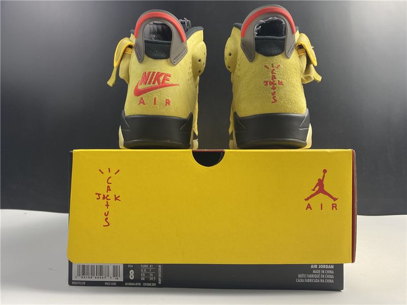 Air Jordan 6 Retro Travis Scott Gold
