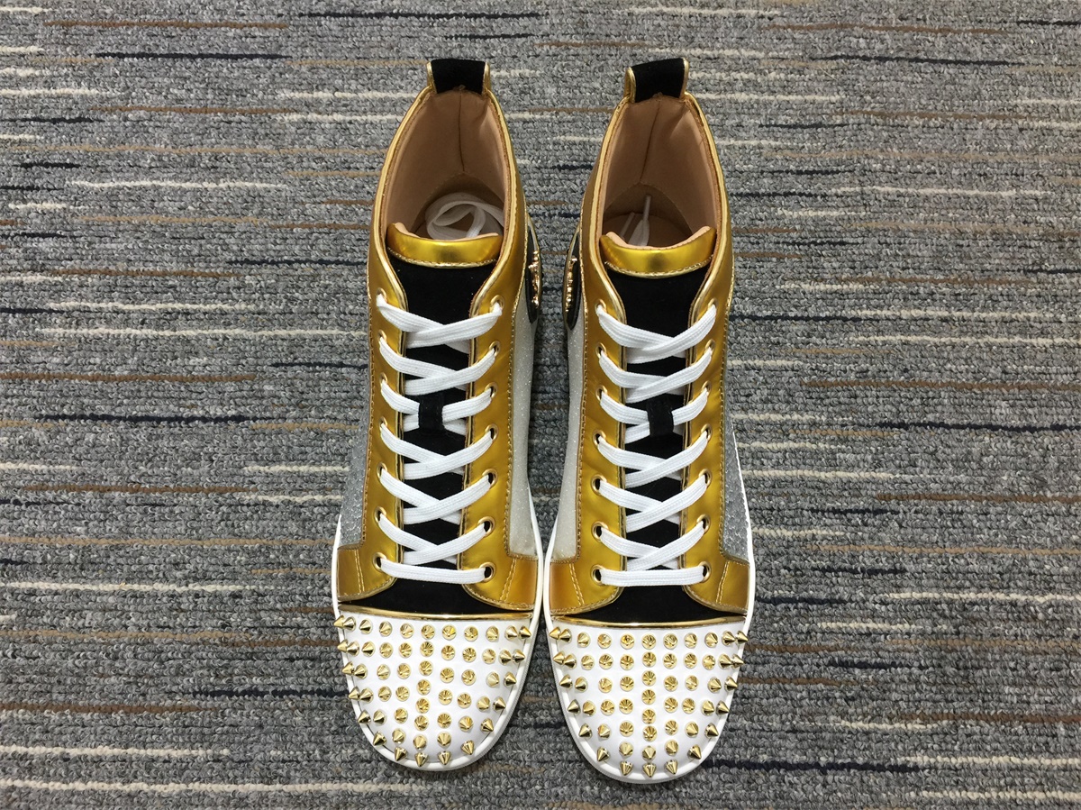 C*ristian L*uboutin Lou Spikes Sneaker