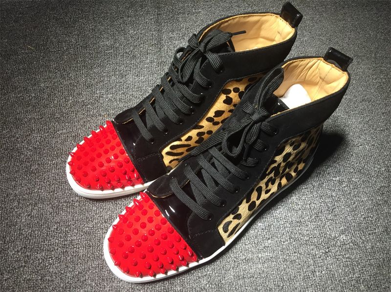 C*ristian L*uboutin Lou Spikes Sneaker
