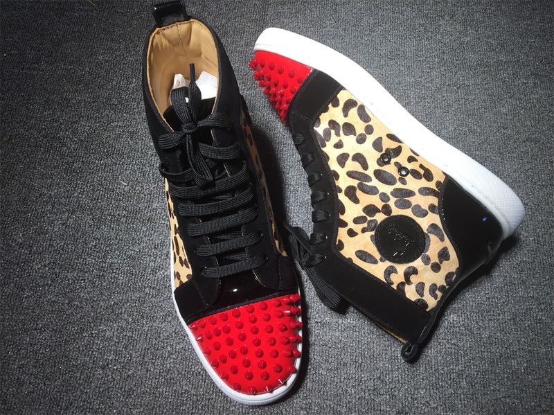 C*ristian L*uboutin Lou Spikes Sneaker